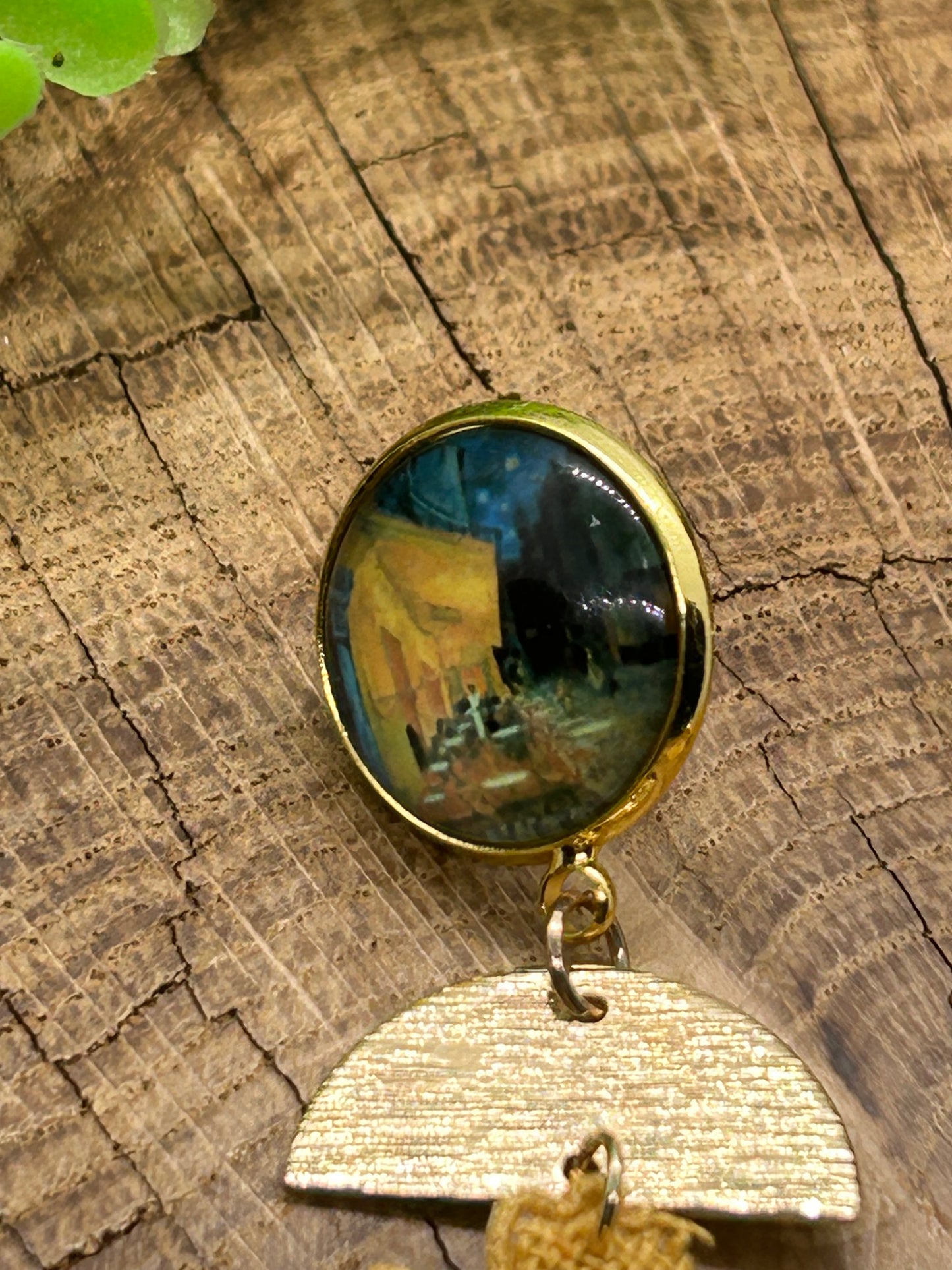 Terrasse du café le soir