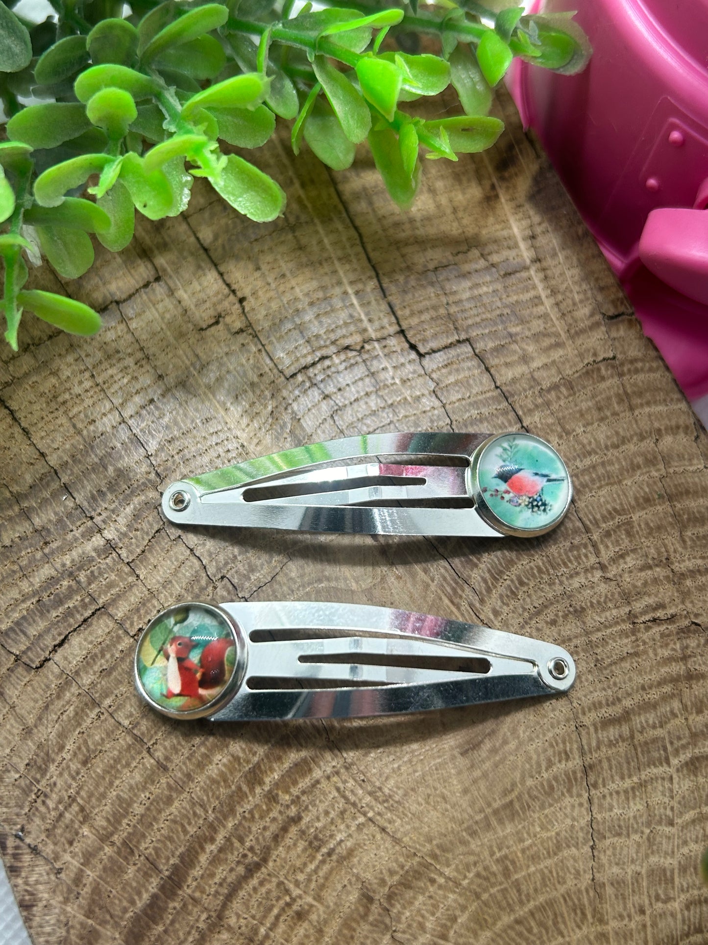 Barrettes animaux de la forêt