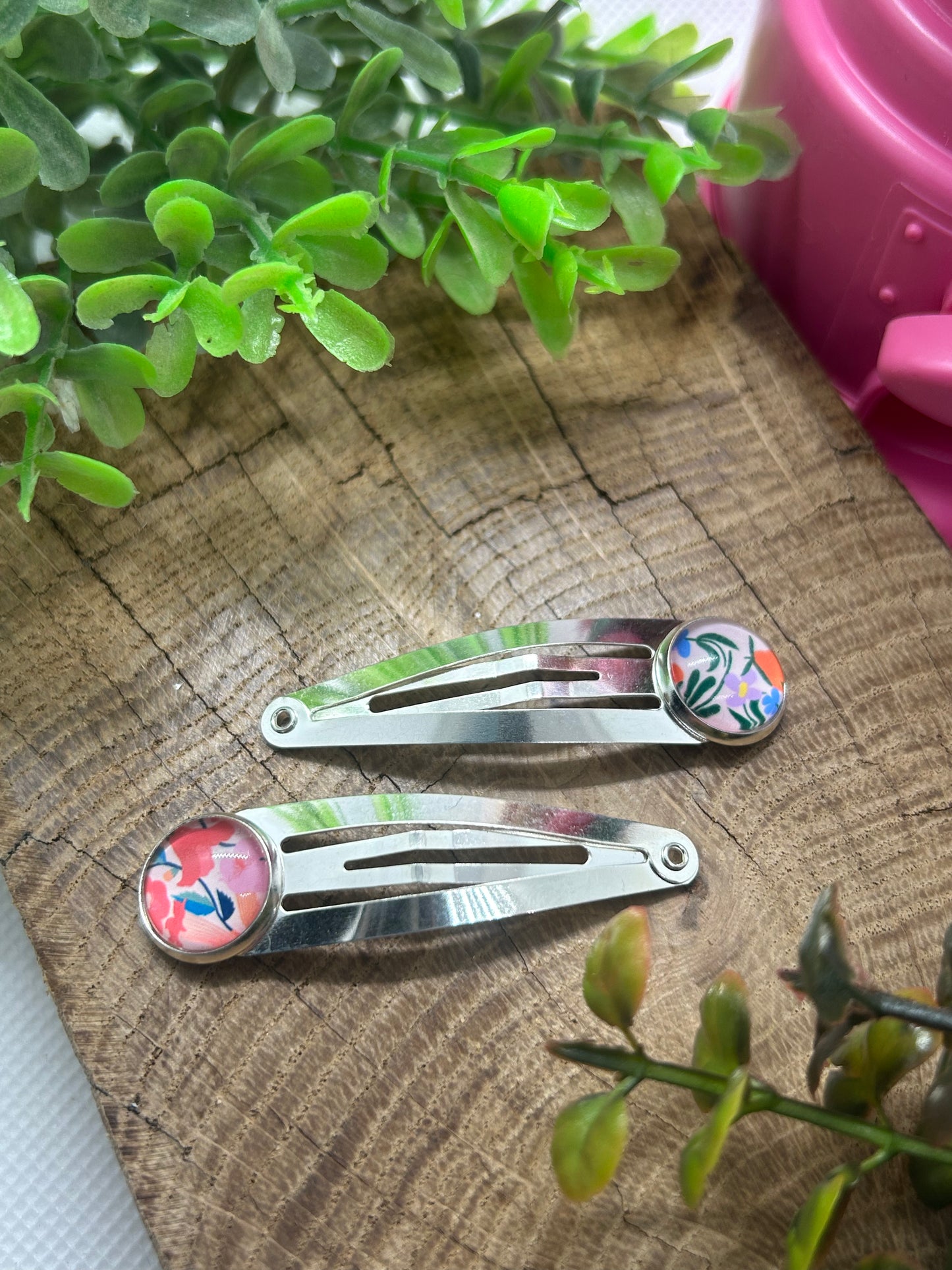 Barrettes jolies fleurs