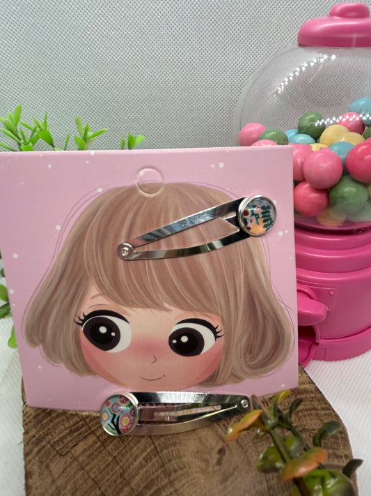 Barrettes fleurettes