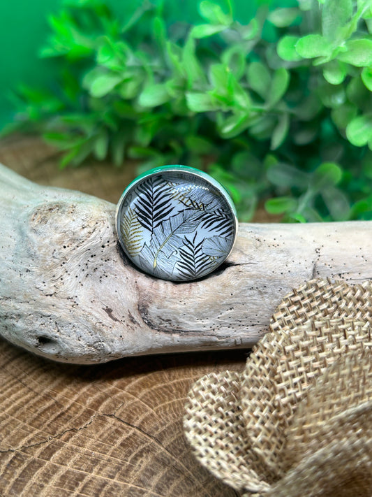 Bague feuillage