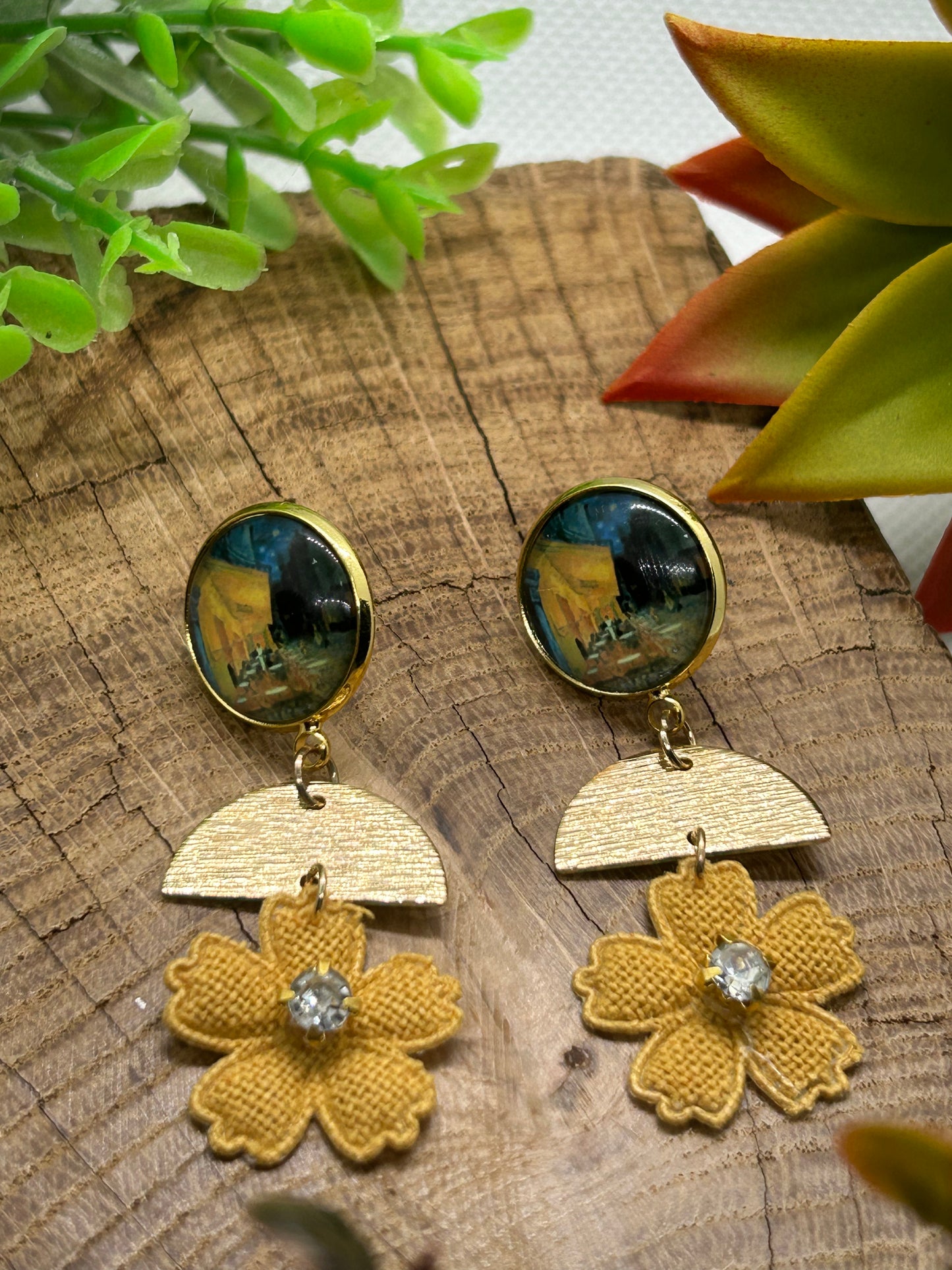 Terrasse du café le soir